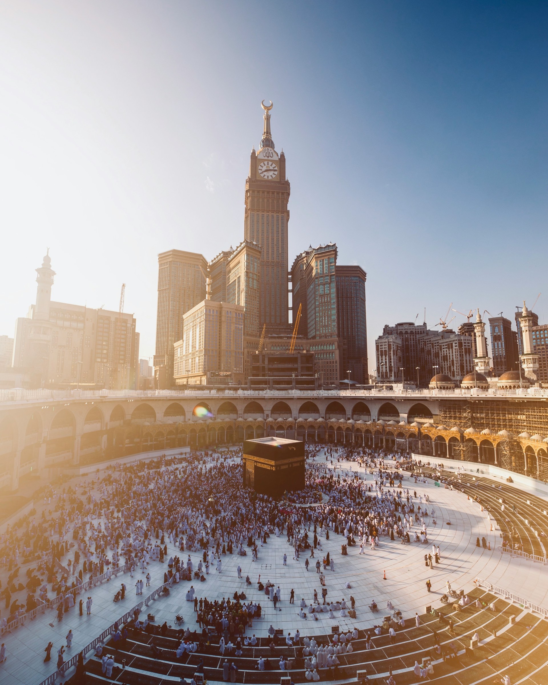 Pilgrims travelling for Hajj and Umrah